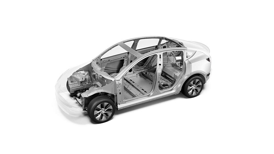 Chassis met kreukelzones