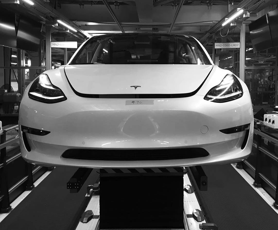 Tesla productieband